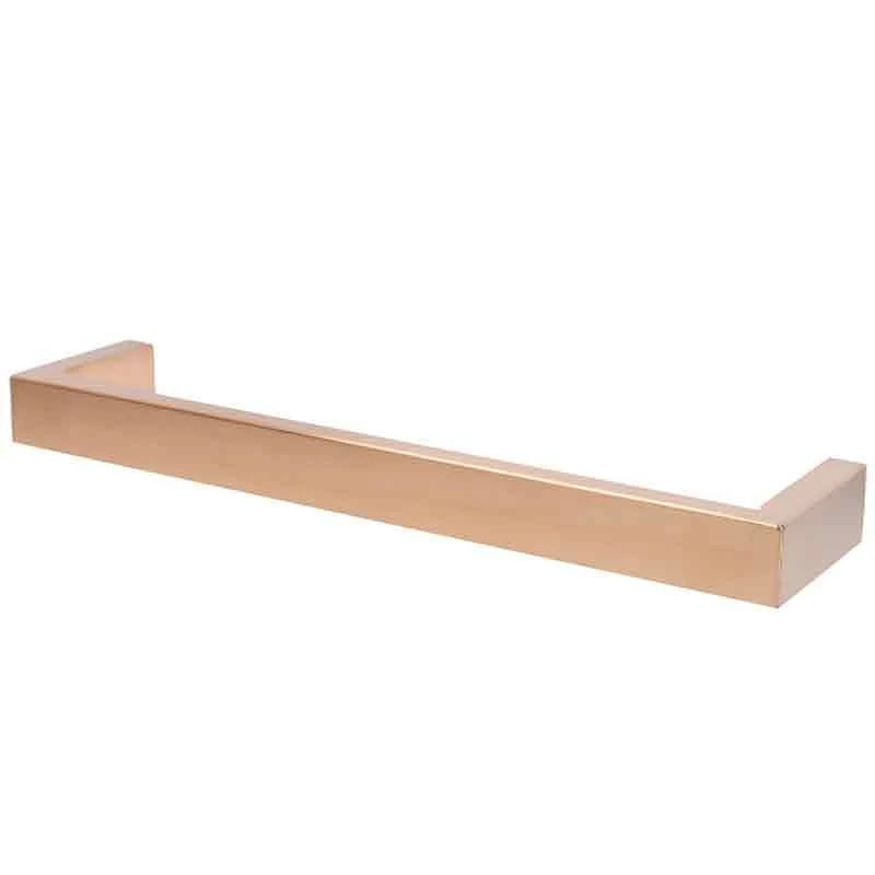 Towelrads Elcot Electric Square Closed Ended Towel Rail - Brushed Brass - 40x450mm - 488103 4 Towelrads Elcot Electric Square Closed Ended Towel Rail - Brushed Brass - 40x450mm - 488103 - Image 2