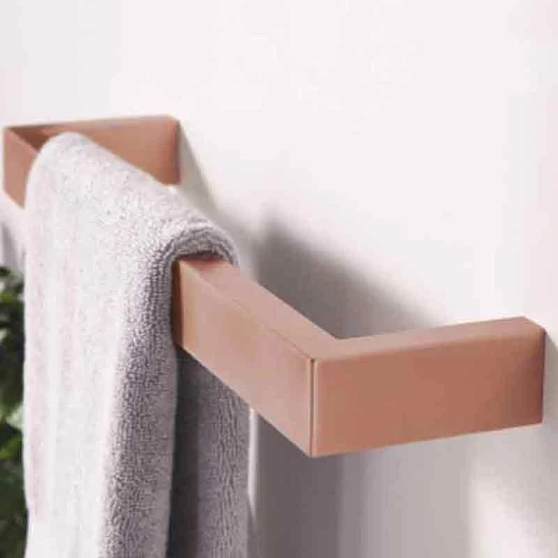 Towelrads Elcot Electric Square Closed Ended Towel Rail - Rose Gold - 40x450mm - 488106 4 Towelrads Elcot Electric Square Closed Ended Towel Rail - Rose Gold - 40x450mm - 488106 - Image 2