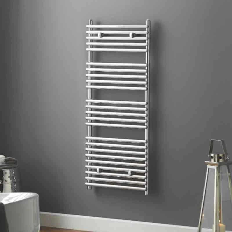 Towelrads Iridio Heated Towel Rail 1200x500mm - Chrome - 958145 4 Towelrads Iridio Heated Towel Rail 1200x500mm - Chrome - 958145 - Image 2