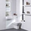 Tavistock Match 1000mm Back To Wall WC & Vanity Unit Left Hand - Gloss White - MATLW -Bliss Bath Shop tavistock match matlw