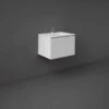 RAK Ceramics Joy Uno Wall Hung Vanity Unit 60cm - Pure White - UNOWH060PWH -Bliss Bath Shop u n unowh060pwh
