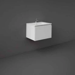 RAK Ceramics Joy Uno Wall Hung Vanity Unit 60cm - Pure White - UNOWH060PWH