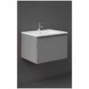 RAK Ceramics Joy Uno Wall Hung Vanity Unit 60cm - Urban Grey - UNOWH060UGY