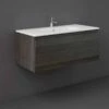 RAK Ceramics Joy Uno Wall Hung Vanity Unit 100cm - Moka Walnut - UNOWH100MOK 1 RAK Ceramics Joy Uno Wall Hung Vanity Unit 100cm - Moka Walnut - UNOWH100MOK -Bliss Bath Shop u n unowh100mok