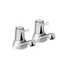 Bristan Lever Bath Taps With Ceramic Disc Valves - Chrome - VAL2 3/4 C CD 1 Bristan Lever Bath Taps With Ceramic Disc Valves - Chrome - VAL2 3/4 C CD -Bliss Bath Shop val2 3 4 c cd 1