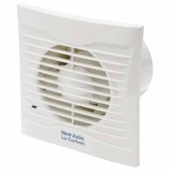 Vent-Axia Silhouette 100T Bathroom Fan With Timer 454056B