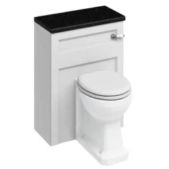 Burlington 600mm WC Unit - Matt White - W60W