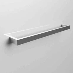 Warmup® Burdock Dual Attachment Single Bar Medium Square Towel Rail Polished - HTR-1SQPO