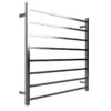 Warmup® Hawthorn Square 8 Bar Ladder Straight Towel Rail Polished - HTR-8SQPO -Bliss Bath Shop w a warmup hawthorn 8 bar htr 8sqpo