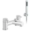 Vado Zoo 2 Hole Bath Shower Mixer Deck Mounted With Shower Kit - Chrome - ZOO-130+K-C/P -Bliss Bath Shop z o zoo 130 k